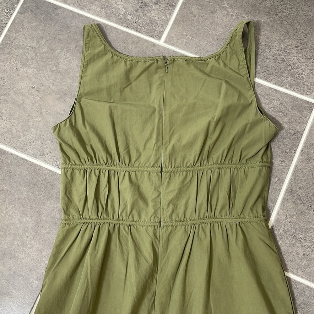 REBECCA TAYLOR‎ Poplin Silk blend Wide-Leg Jumpsuit size 4 - Picture 6 of 13
